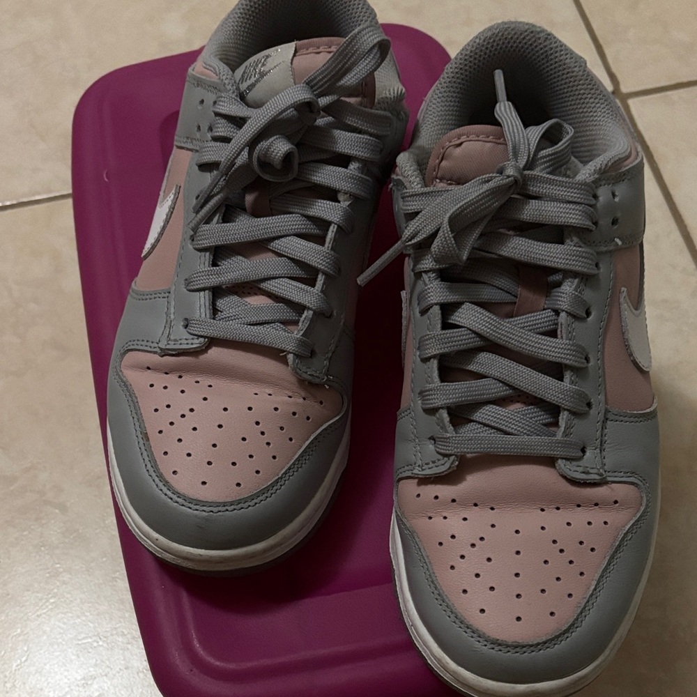 ORIGINAL Nike Gray and Pink Athletic Shoes